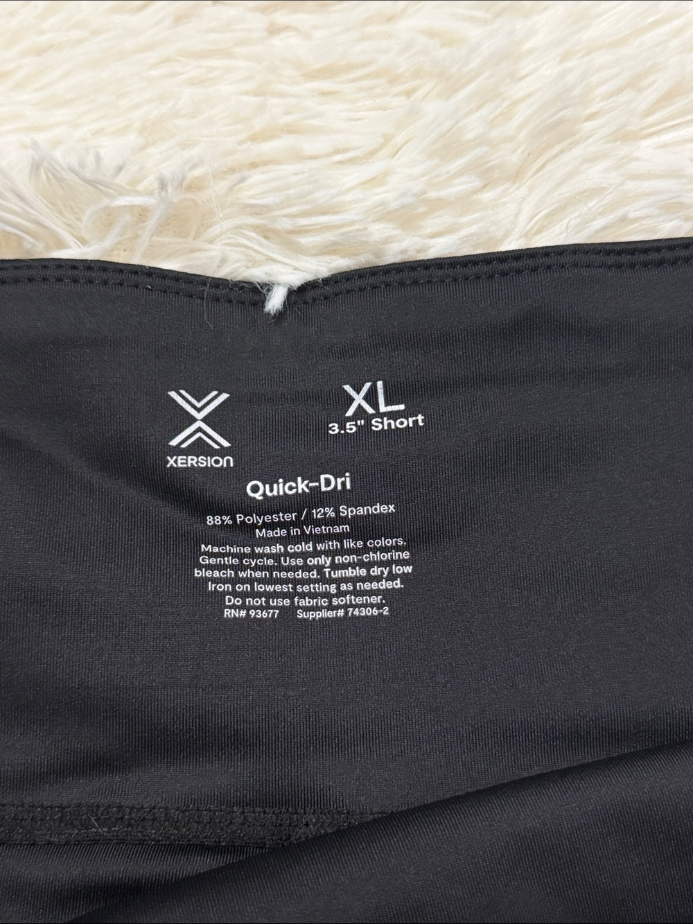 Women's Black High-Waist Performance Shorts - Picture 2 of 3